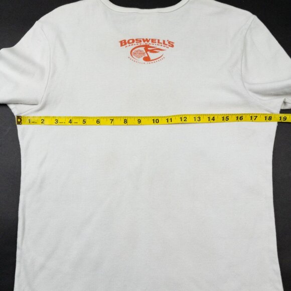Harley-Davidson Flames T-Shirt Women's Tag XL Vintage Y2K Flames USA Long Sleeve - Picture 11 of 12